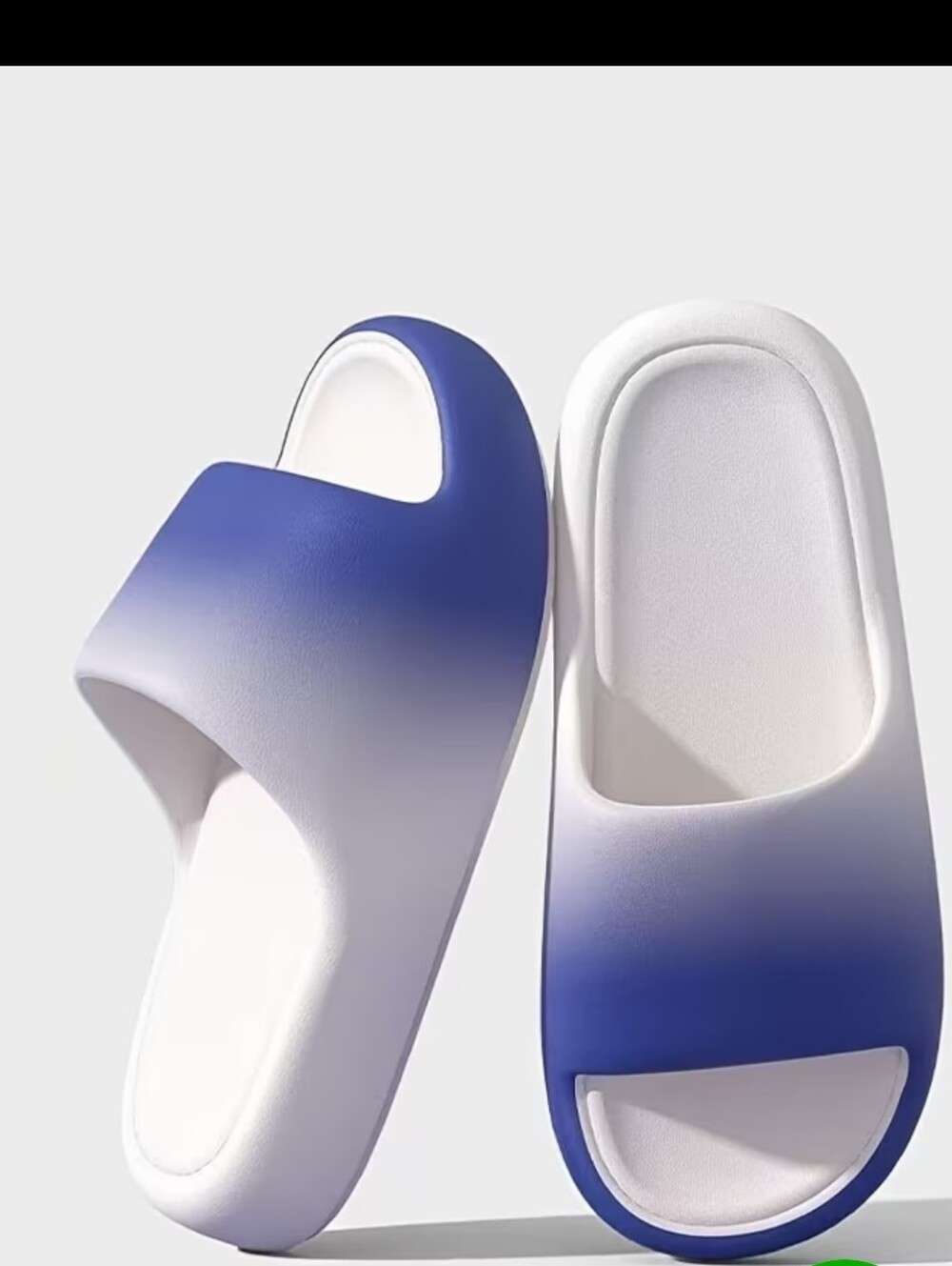 NWOT Gradient Cushion Sandals
